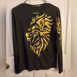 Lion tribal shirt men's M